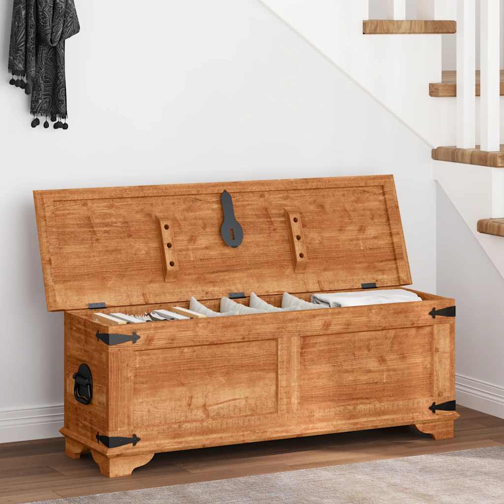 Storage Chest Rough Mango Wood