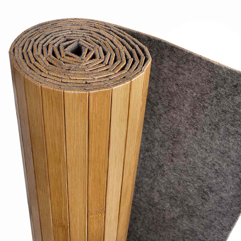 Room Divider Bamboo Natural Width 250 cm Height 165 cm