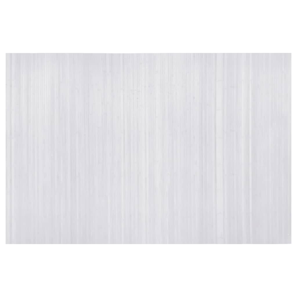 Room Divider Bamboo White Width 250 cm Height 165 cm