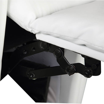 Electric Massaging Chair Cream white 78 x 148 x 71 cm