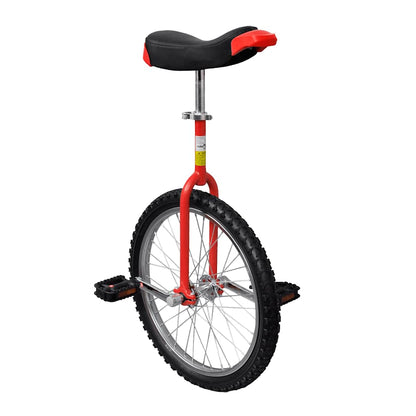 90844 Red Adjustable Unicycle 20 Inch