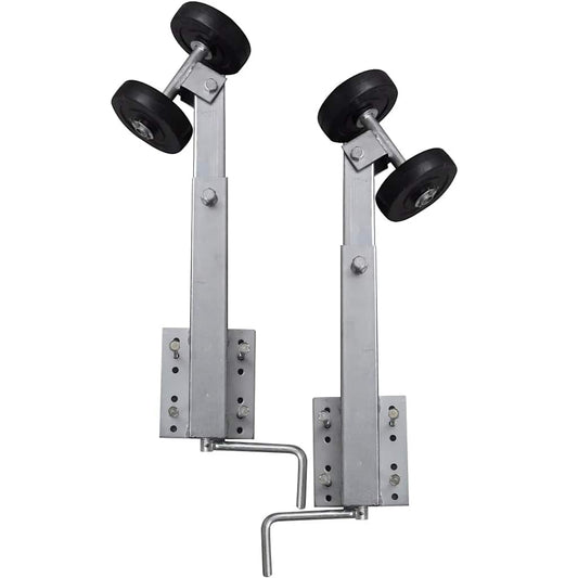 141553 vidaXL Boat Trailer Double Roller Bow Support Set of 2 59 - 84 cm