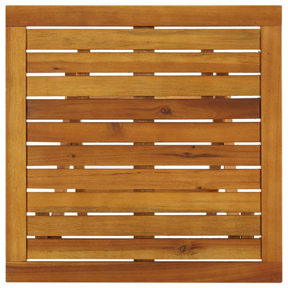 Bistro Table 46x46x47 cm Solid Acacia Wood