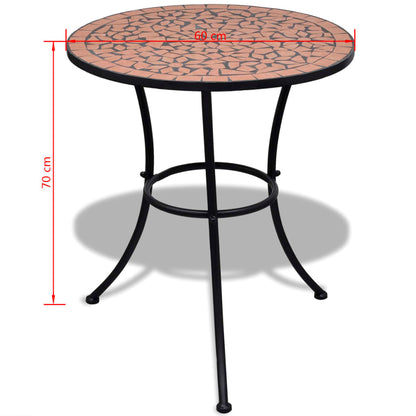Patio Furniture | Terracotta | Powder-coated iron, ceramic tile | Small