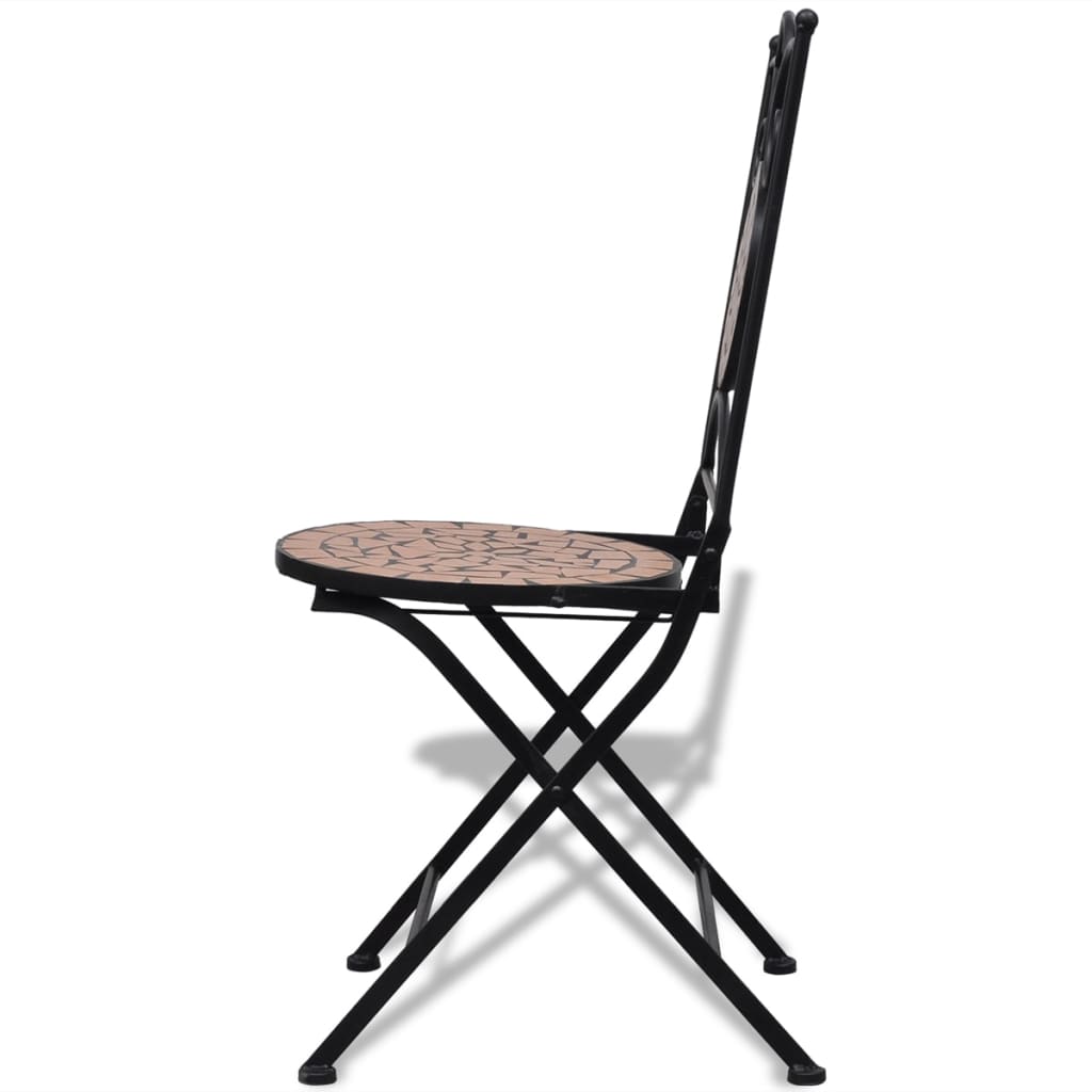 Patio Furniture | Terracotta | Powder-coated iron, ceramic tile | Small