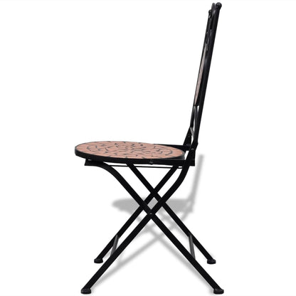 Patio Furniture | Terracotta | Powder-coated iron, ceramic tile | Small