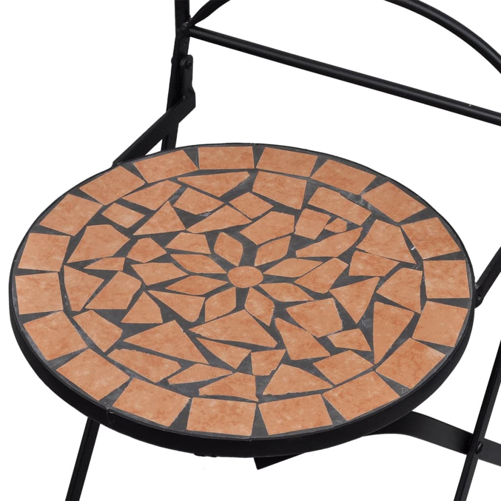 Patio Furniture | Terracotta | Powder-coated iron, ceramic tile | Small