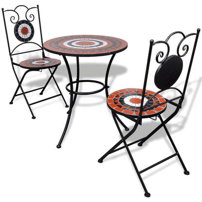 Patio Furniture | Terracotta, White | Powder-coated iron, ceramic