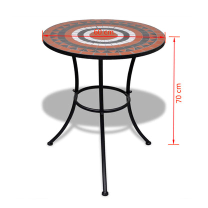 Patio Furniture | Terracotta, White | Powder-coated iron, ceramic