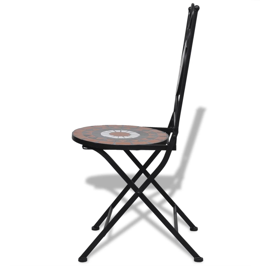 Patio Furniture | Terracotta, White | Powder-coated iron, ceramic