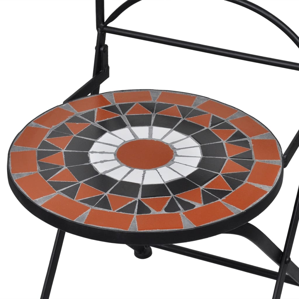 Patio Furniture | Terracotta, White | Powder-coated iron, ceramic