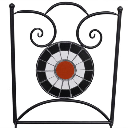 Patio Furniture | Terracotta, White | Powder-coated iron, ceramic