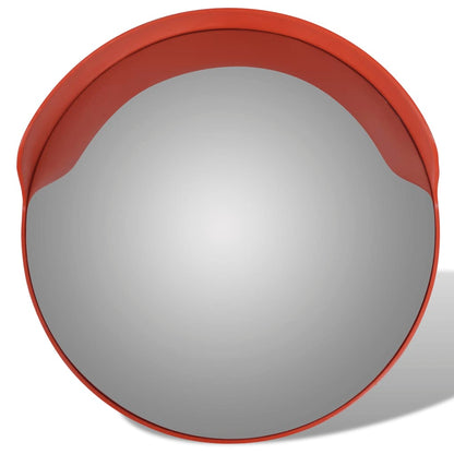 Convex Traffic Mirror PC Plastic Orange 60 cm Outdoor