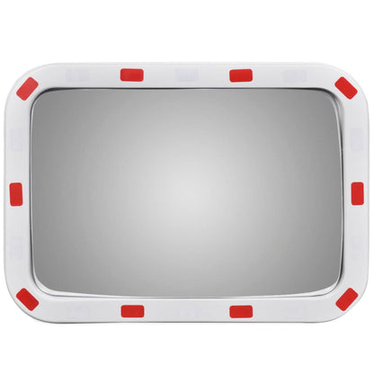 Convex Traffic Mirror Rectangle 40 x 60 cm with Reflectors