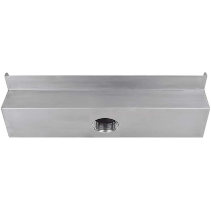 Rectangular Waterfall Pool Fountain Stainless Steel 45 cm