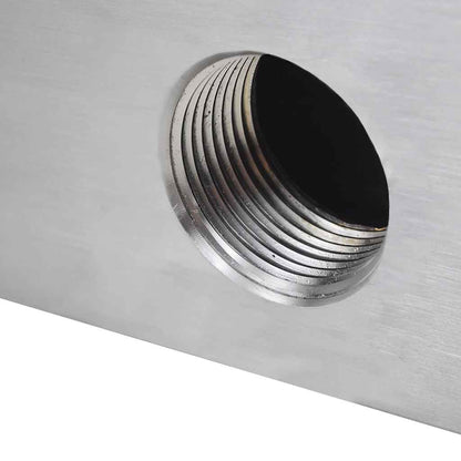 Rectangular Waterfall Pool Fountain Stainless Steel 45 cm