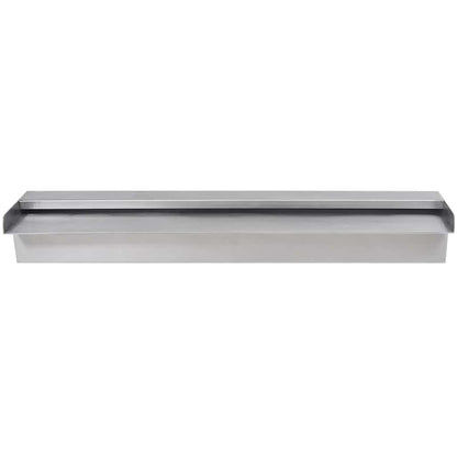 Rectangular Waterfall Pool Fountain Stainless Steel 60 cm
