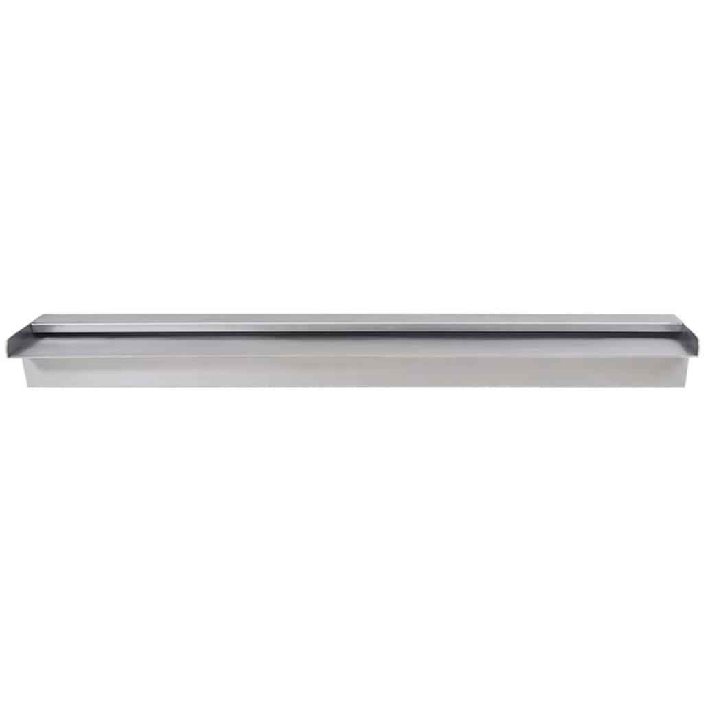 Rectangular Waterfall Pool Fountain Stainless Steel 90 cm