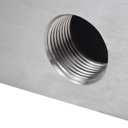 41668 Rectangular Waterfall Pool Fountain Stainless Steel 90 cm