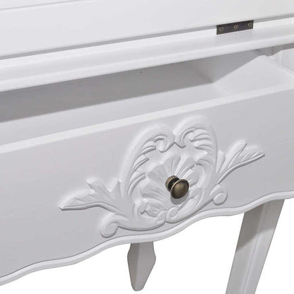 Desk | White | MDF and Pinewood | 60 x 36.4 x 111 cm | Desk | Rectangular