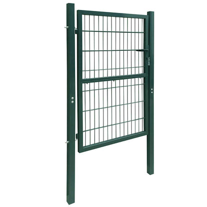 141749 vidaXL 2D Fence Gate (Single) Green 100x120 cm