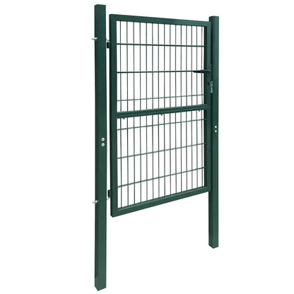 141751 vidaXL 2D Fence Gate (Single) Green 100x160 cm