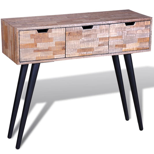 Table | Different shades of teak and black