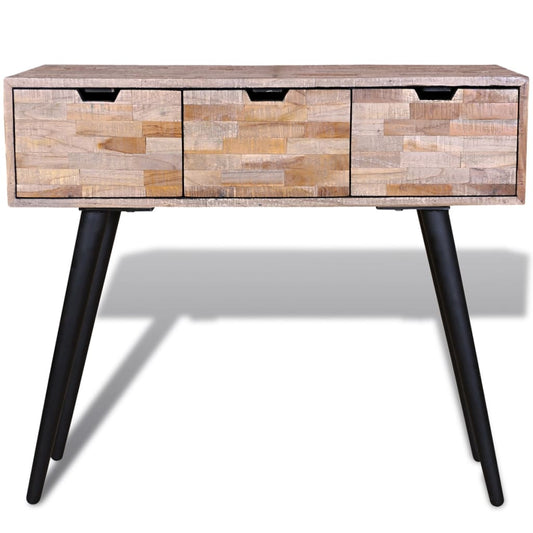 Table | Different shades of teak and black