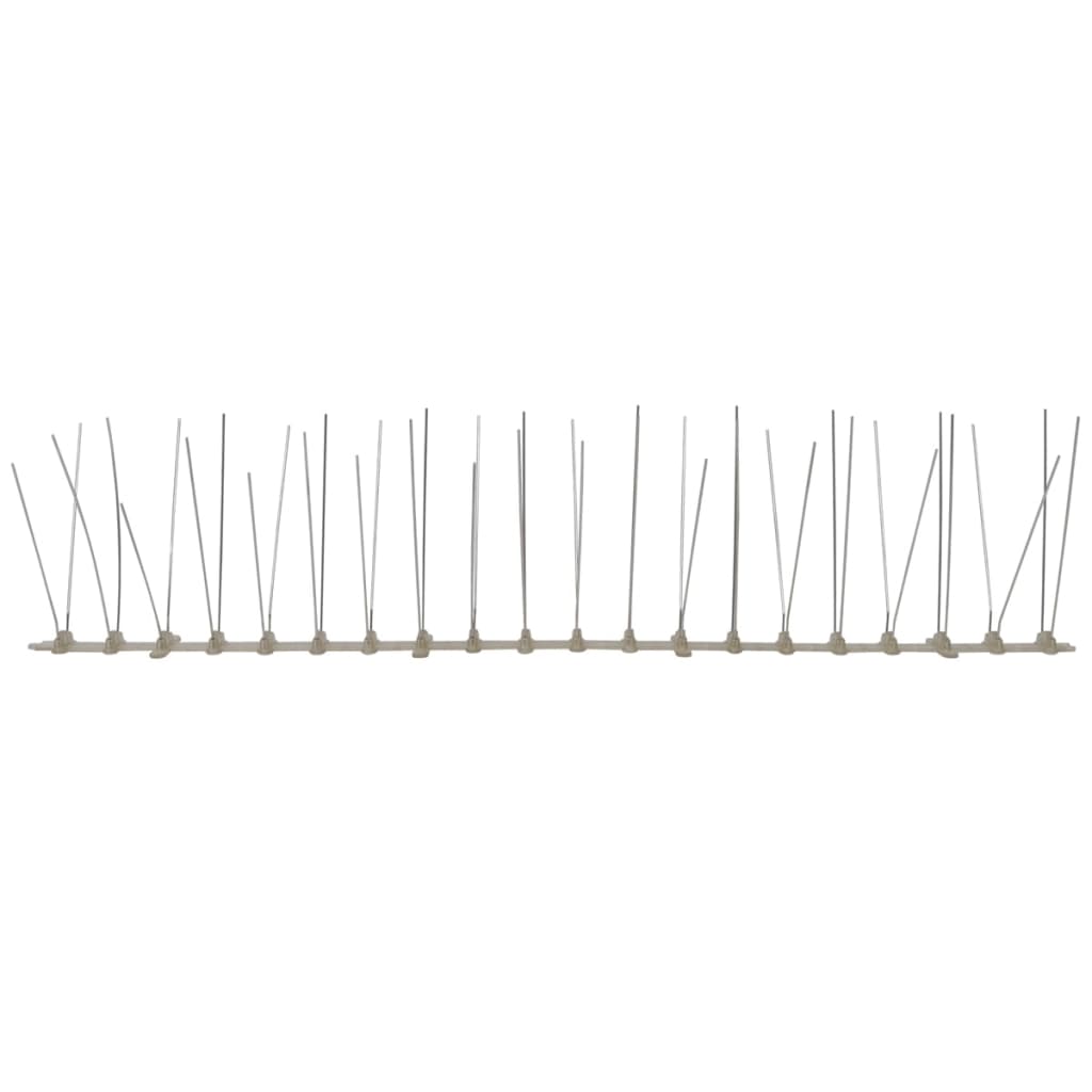 4-row Plastic Bird & Pigeon Spikes Set of 6 3 m