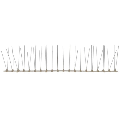 4-row Plastic Bird & Pigeon Spikes Set of 6 3 m
