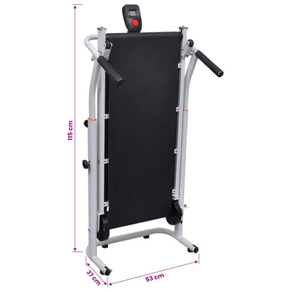 Mini Treadmill Folding 93 x 36 cm Black