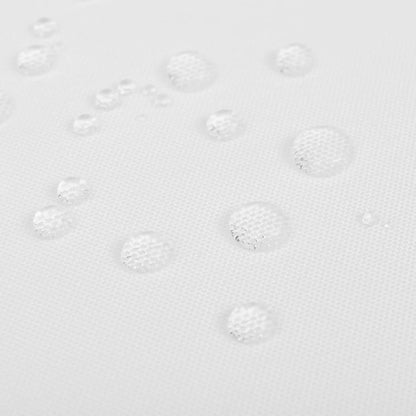 5 Tablecloths White 100 x 100 cm