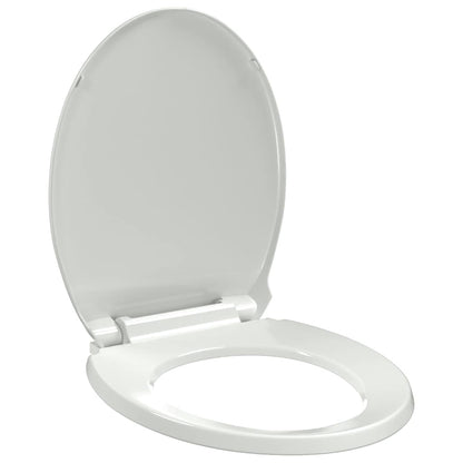 Soft-close Toilet Seat White Oval