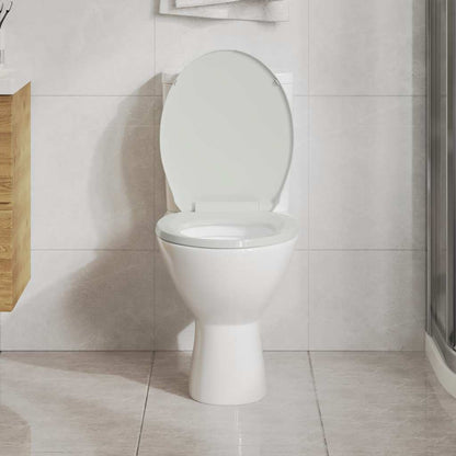 Soft-close Toilet Seat White Oval