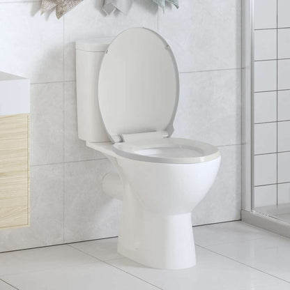 Soft-close Toilet Seat White Oval