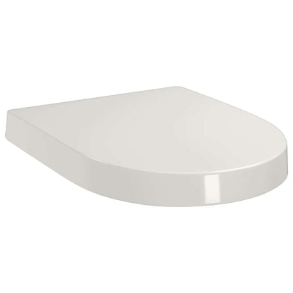 Soft-close Toilet Seat with Quick-release Design White Square