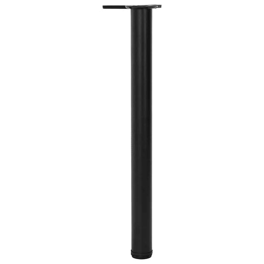 Table Leg | Set of 4 | Black | Iron, Die-cast Zinc | Adjustable Height