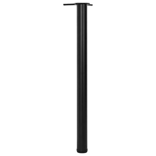 Table Leg | Set of 4 | Black | Iron | 870 mm height | Adjustable Feet