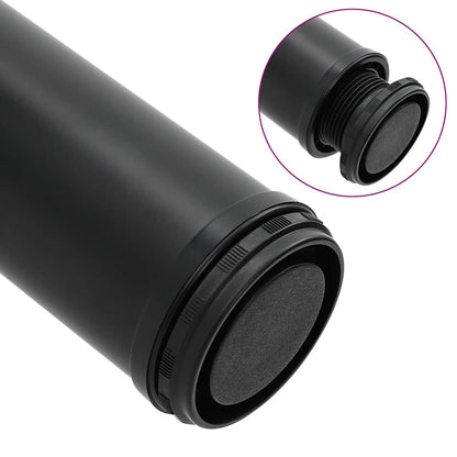 4 Height Adjustable Table Legs Black 1100 mm