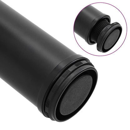 4 Height Adjustable Table Legs Black 710 mm