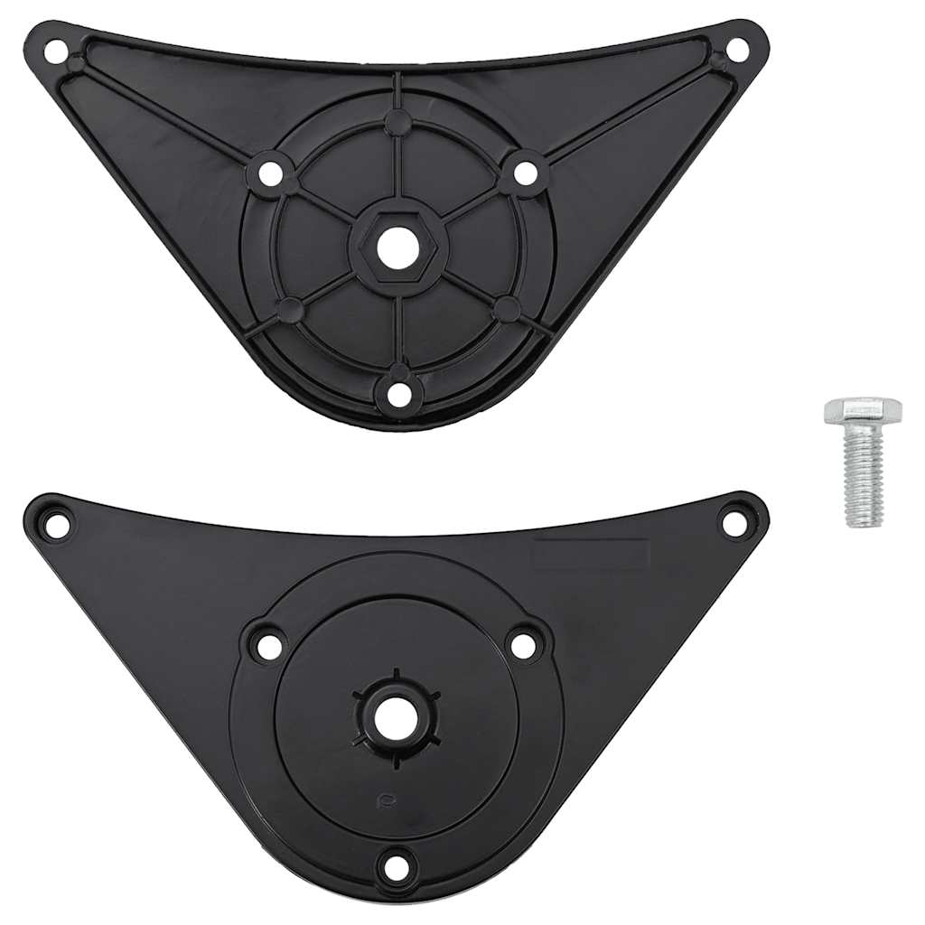 4 Height Adjustable Table Legs Black 1100 mm