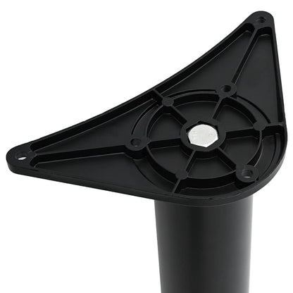 4 Height Adjustable Table Legs Black 1100 mm