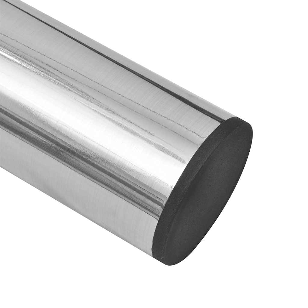 2 Telescopic Table Legs Stainless Steel 710 mm-1100 mm