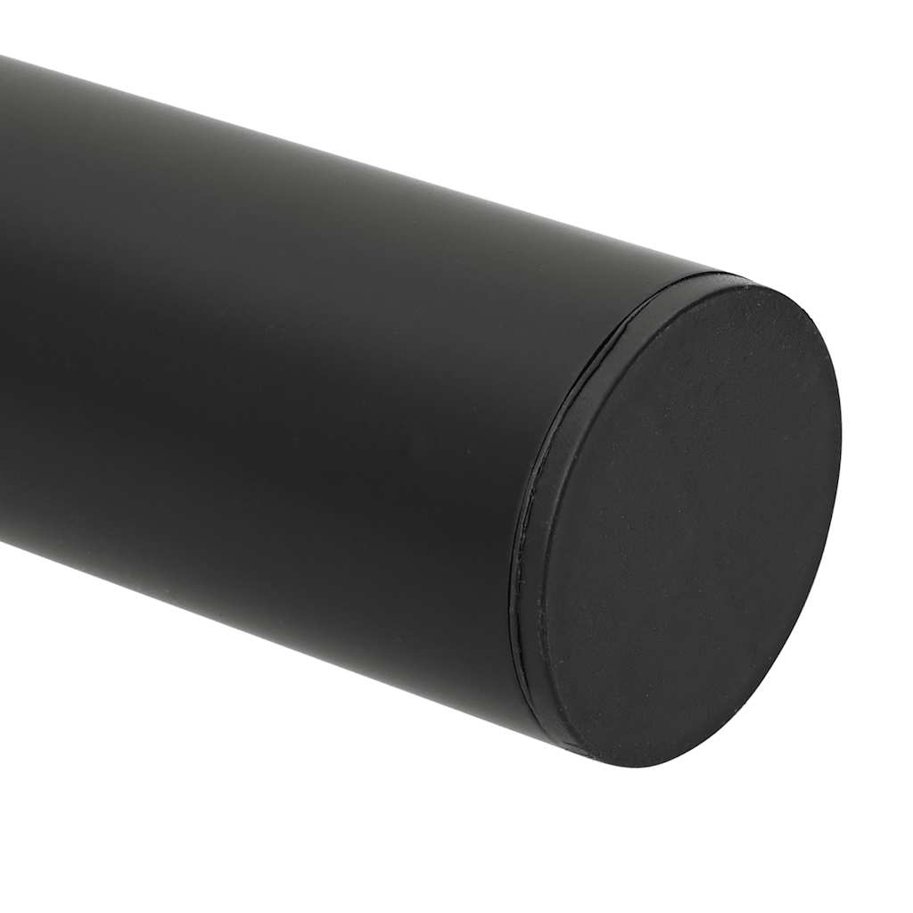 2 Telescopic Table Legs Black 710 mm-1100 mm