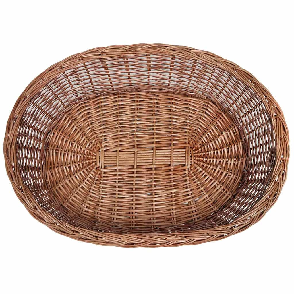 170340 Willow Dog Basket/Pet Bed Natural 90 cm