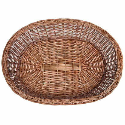 170340 Willow Dog Basket/Pet Bed Natural 90 cm