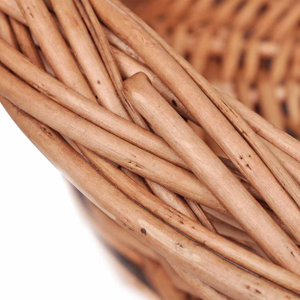 Dog Basket | Natural | Willow | Medium | Lightweight | Dog Basket | Oval