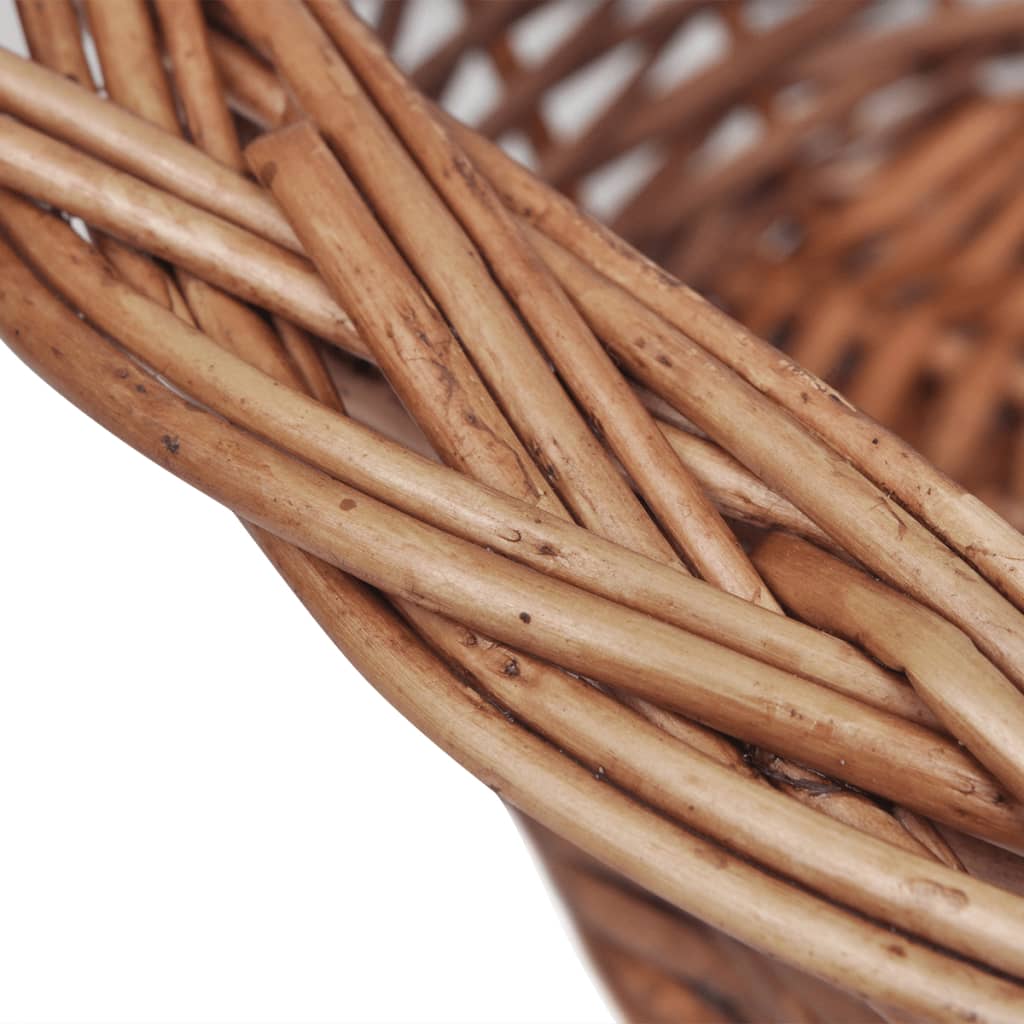 Dog Basket | Natural | Willow | 70 cm | Light Weight | Dog Basket | Oval