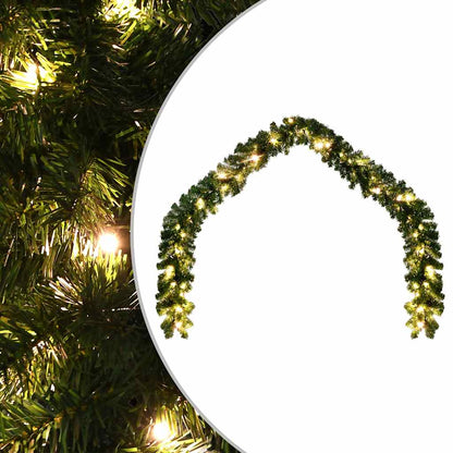 242425 Christmas Garland with LED Lights 20 m