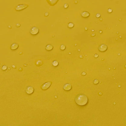 Waterproof Heavy-duty Long Raincoat with Hood Yellow XXL